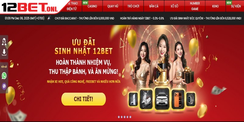 Về Chúng Tôi 12BET - Địa Chỉ Giải Trí Danh Tiếng Nhất 7 Hoàn thành sứ mệnh đặc biệt, nâng tầm giá trị giải trí hiện đại