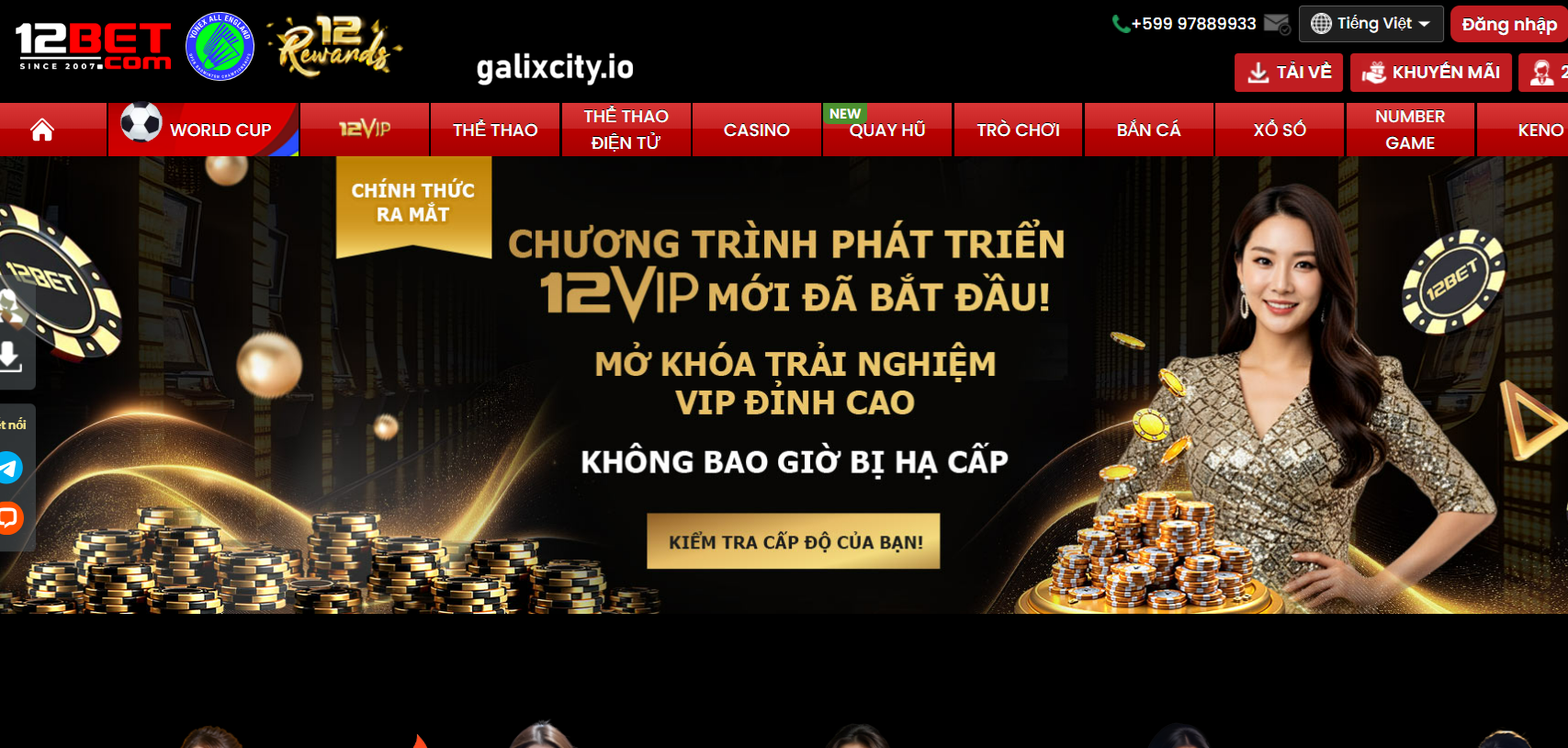 12bet Thế giới game đa dạng tại 12bet