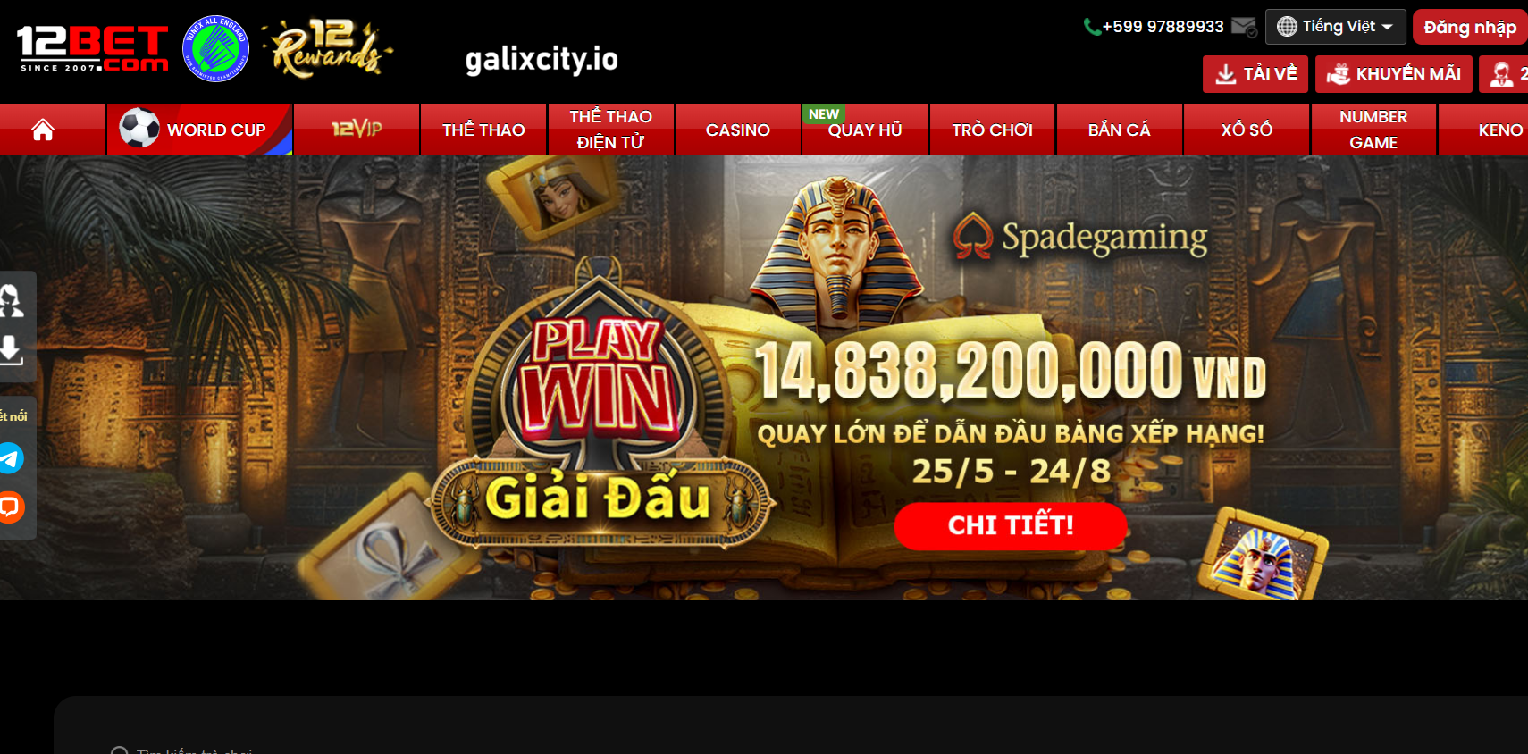 12bet Trải nghiệm thế giới game slots 12bet